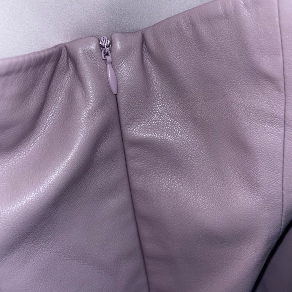 NWT Revolve LAMARQUE JUNE faux leather strapless top (first pic true color) XS - Picture 8 of 8